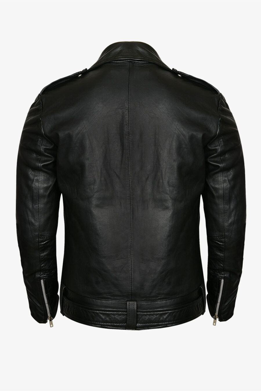 Brando Biker Leather Jacket - Image 4