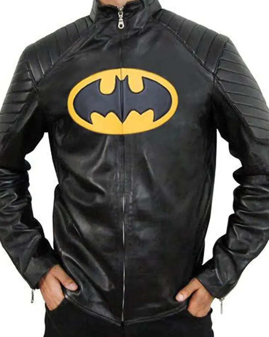 Batman Bruce Wayne Lego Leather Jacket