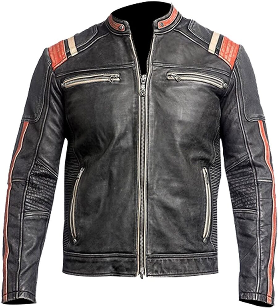 Cafe Racer Vintage Biker Retro Jacket