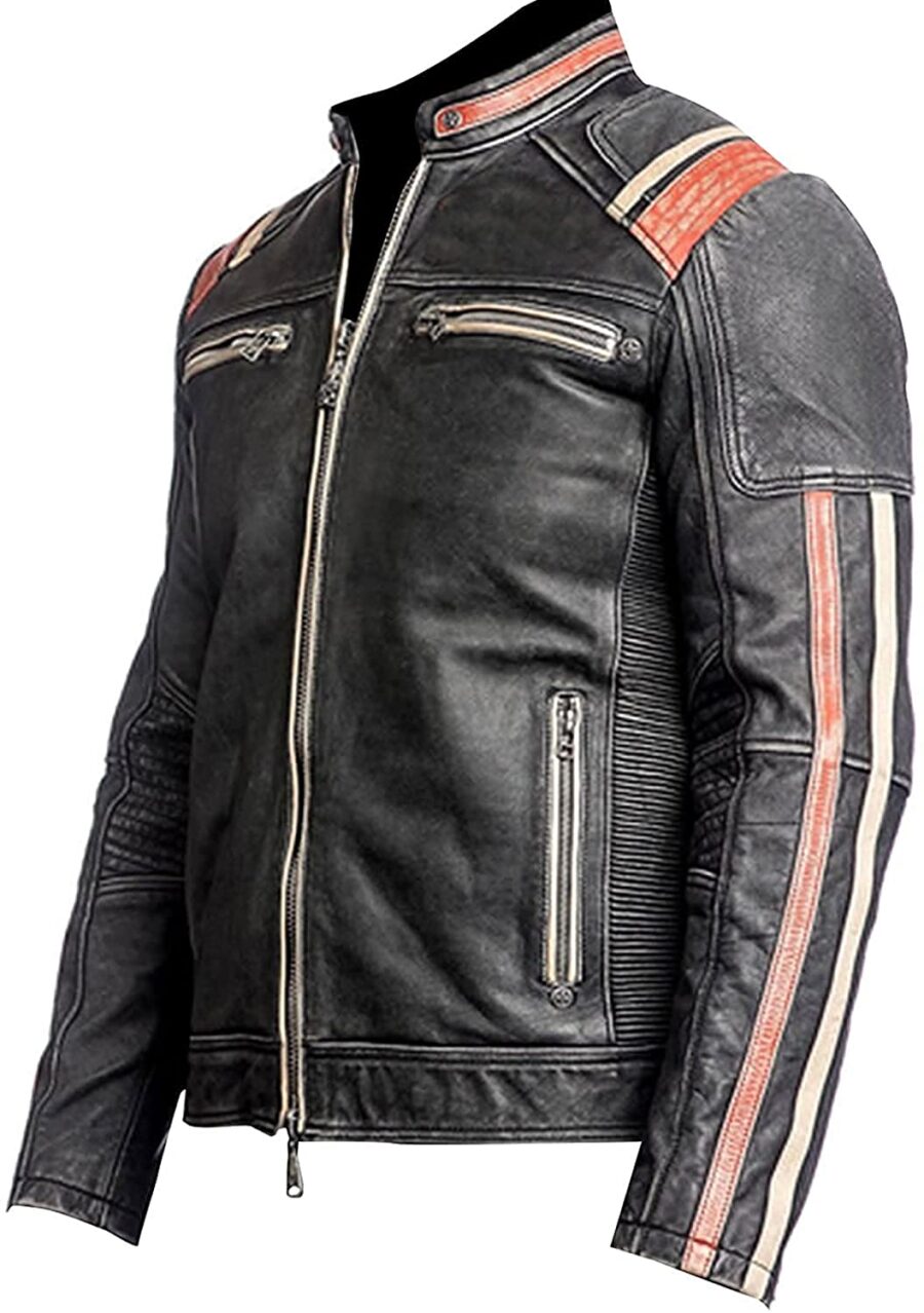 Cafe Racer Vintage Biker Retro Jacket - Image 4