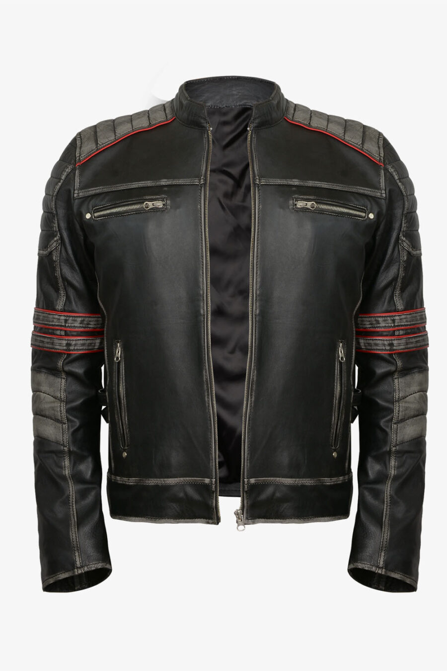 Retro Moto Leather Jacket