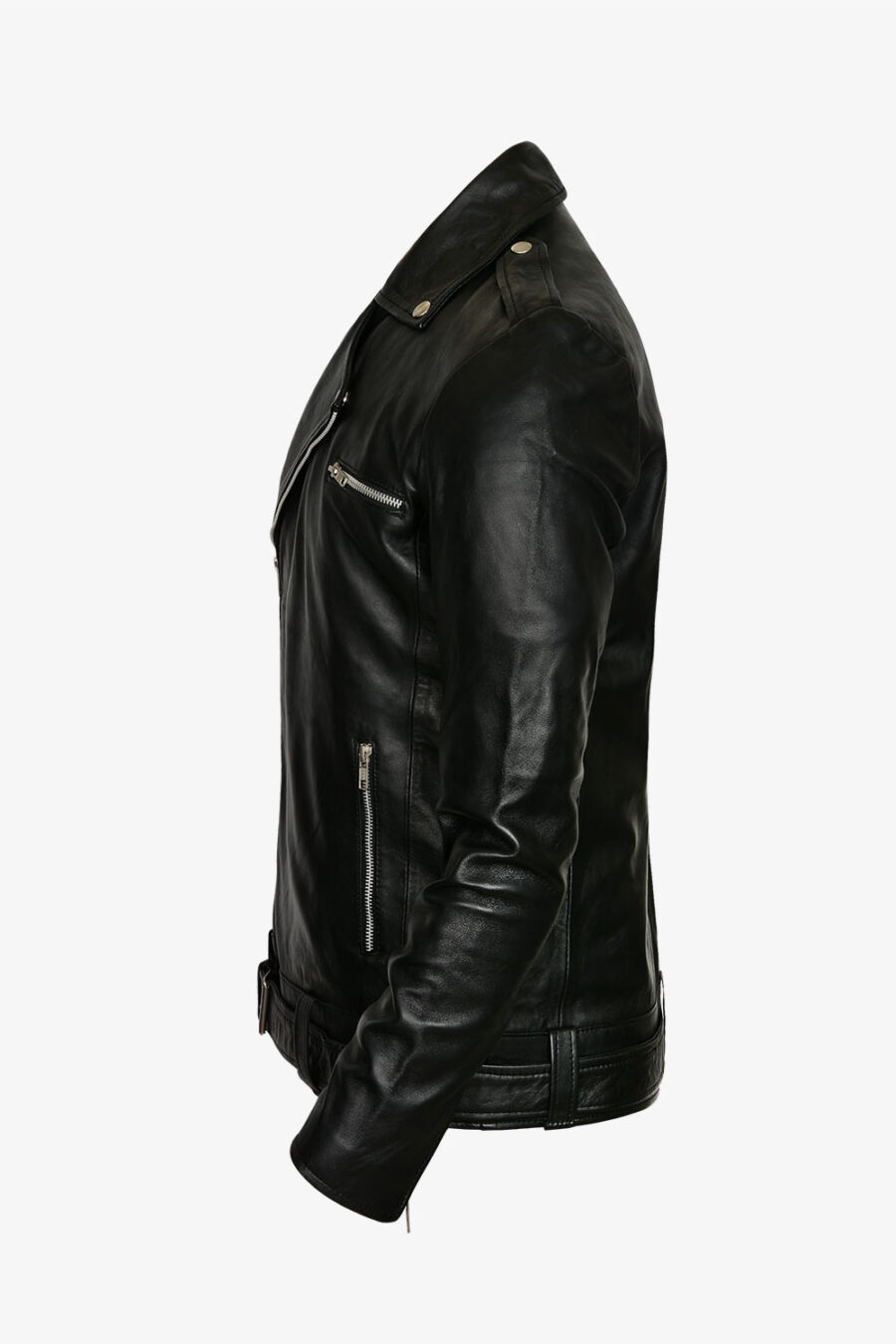 Brando Biker Leather Jacket - Image 2