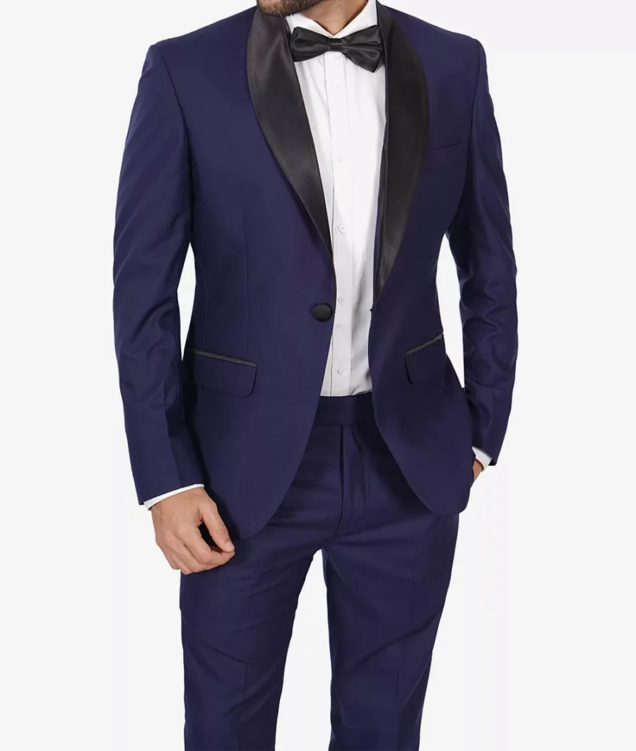 Shawl Lapel Midnight Blue Tuxedo