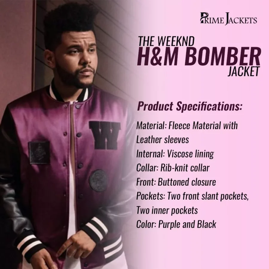 The Weeknd H&M Bomber Jacket - Image 2